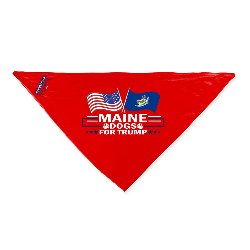 Maine For Trump Dog Bandana Limited Edition