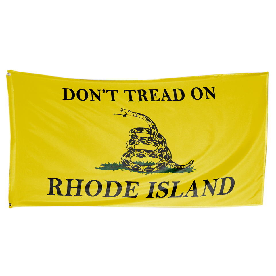 Don't Tread on Rhode Island 3 x 5 Gadsden Flag - Limited Edition