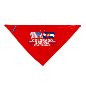 Colorado For Trump Dog Bandana Limited Edition