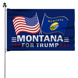 Montana For Trump 3 x 5 Flag - Limited Edition Dual Flags