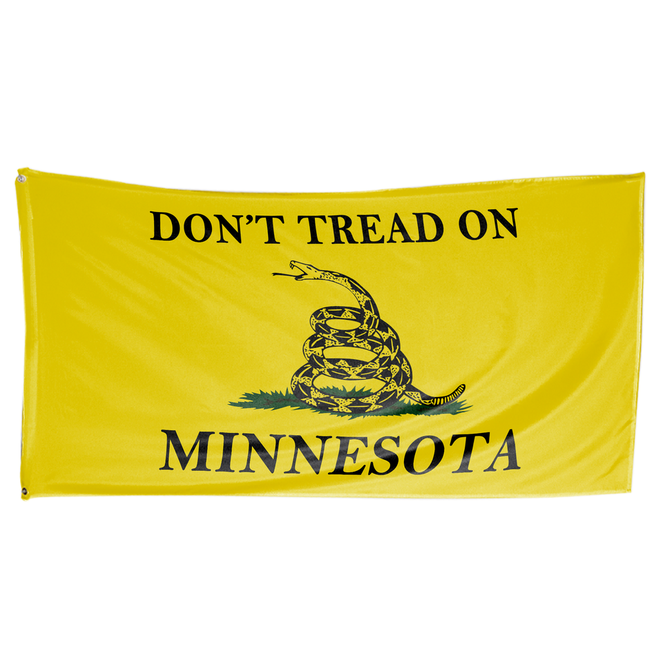 Don't Tread on Minnesota 3 x 5 Gadsden Flag - Limited Edition