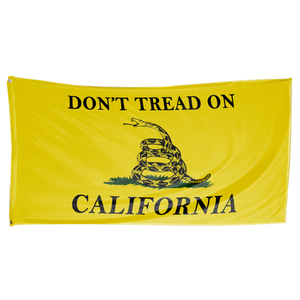 Don't Tread on California 3 x 5 Gadsden Flag - Limited Edition