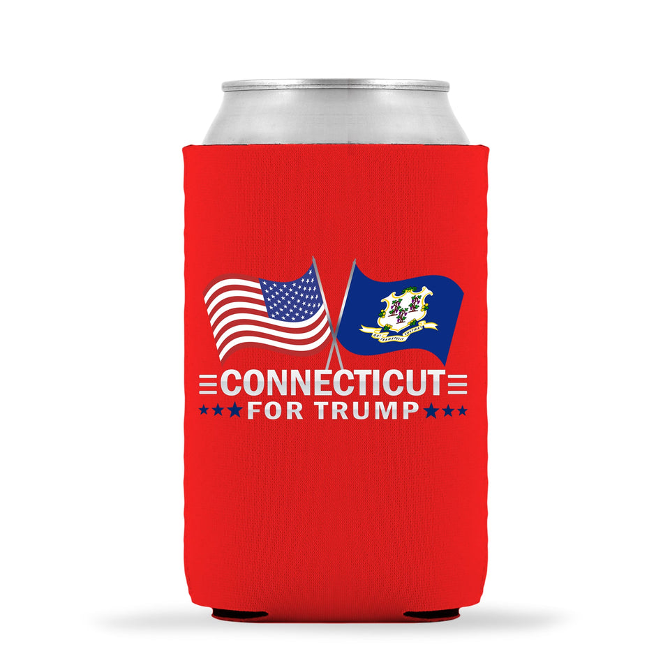Connecticut For Trump Limited Edition Can Cooler 6 Pack