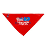 Oklahoma For Trump Dog Bandana Limited Edition