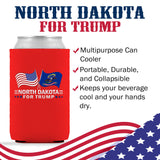 North Dakota For Trump Limited Edition Can Cooler 4 Pack