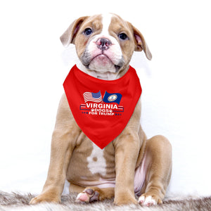 Virginia For Trump Dog Bandana Limited Edition