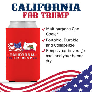 California For Trump Limited Edition Can Cooler 4 Pack