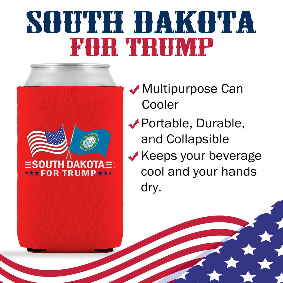 South Dakota For Trump Limited Edition Can Cooler 4 Pack