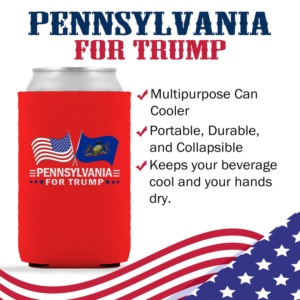 Pennsylvania For Trump Limited Edition Can Cooler 4 Pack