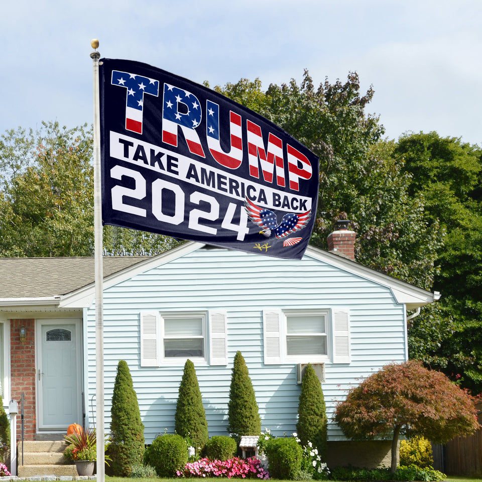 Trump 2024 Flag Take America Back Eagle Vote Donald Trump Flags For Sale