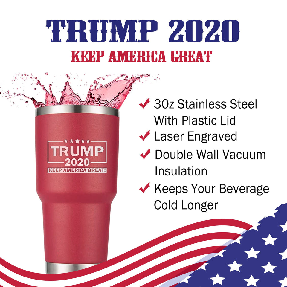 Trump 2020 Keep America Great Tumbler 30oz