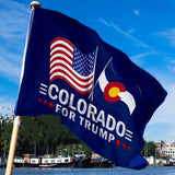 Colorado For Trump 3 x 5 Flag - Limited Edition Dual Flags