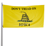 Don't Tread on Iowa 3 x 5 Gadsden Flag - Limited Edition