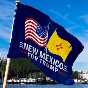 Trump 2024 Make Votes Count Again & New Mexico For Trump 3 x 5 Flag Bundle