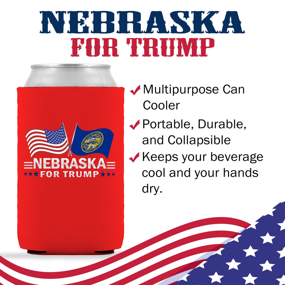 Nebraska For Trump Limited Edition Can Cooler 6 Pack