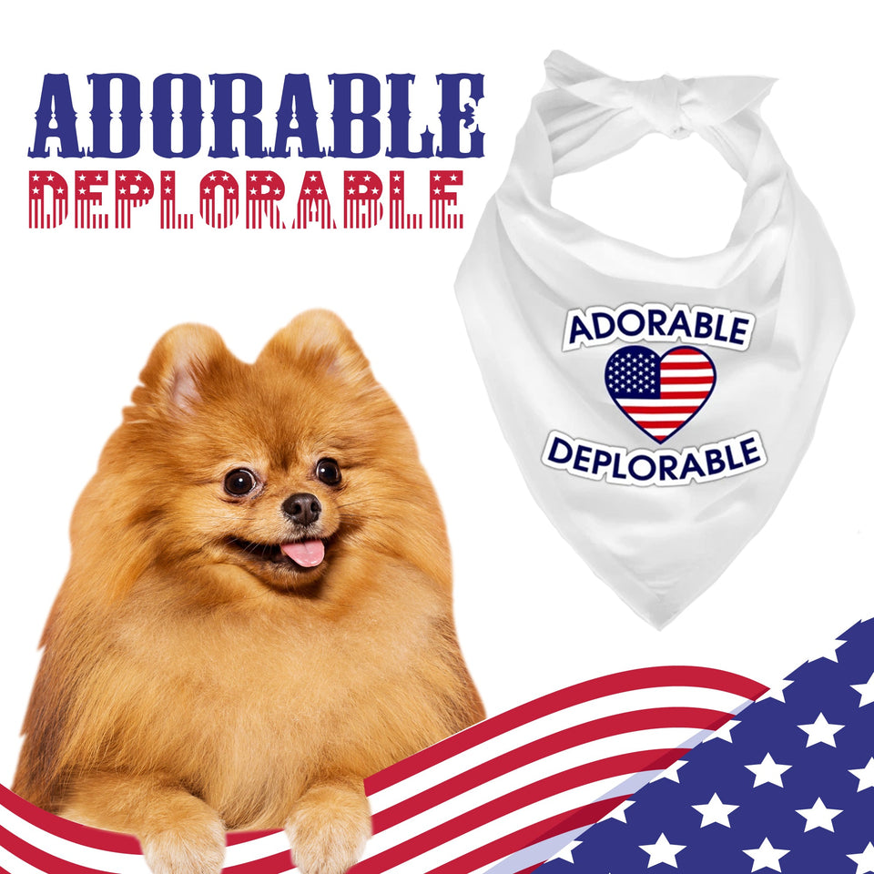 Adorable Deplorable Dog Bandana