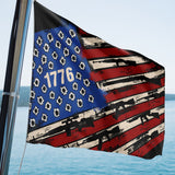 1776 Bullet Hole 3 x 5 Flag