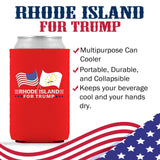 Rhode Island For Trump Limited Edition Can Cooler 4 Pack