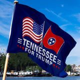 Trump 2024 Make Votes Count Again & Tennessee For Trump 3 x 5 Flag Bundle