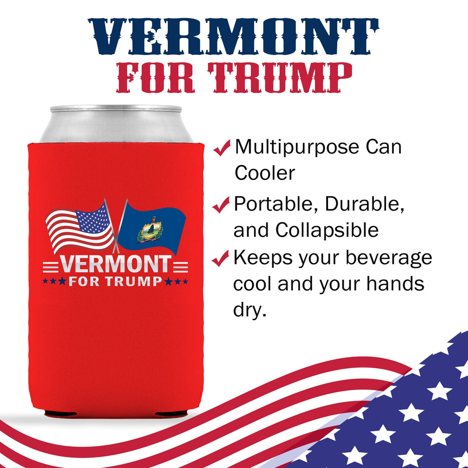 Vermont For Trump Limited Edition Can Cooler 6 Pack
