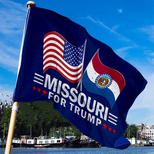 Missouri For Trump 3 x 5 Flag - Limited Edition Dual Flags