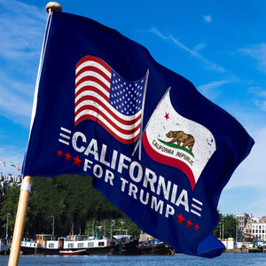 California For Trump 3 x 5 Flag - Limited Edition Dual Flags
