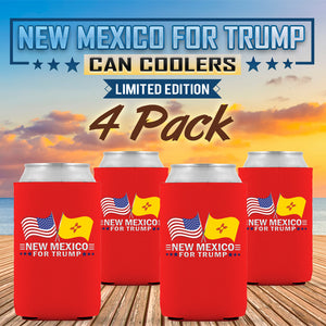New Mexico For Trump Limited Edition Can Cooler 4 Pack