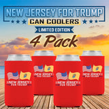 New Jersey For Trump Limited Edition Can Cooler 4 Pack
