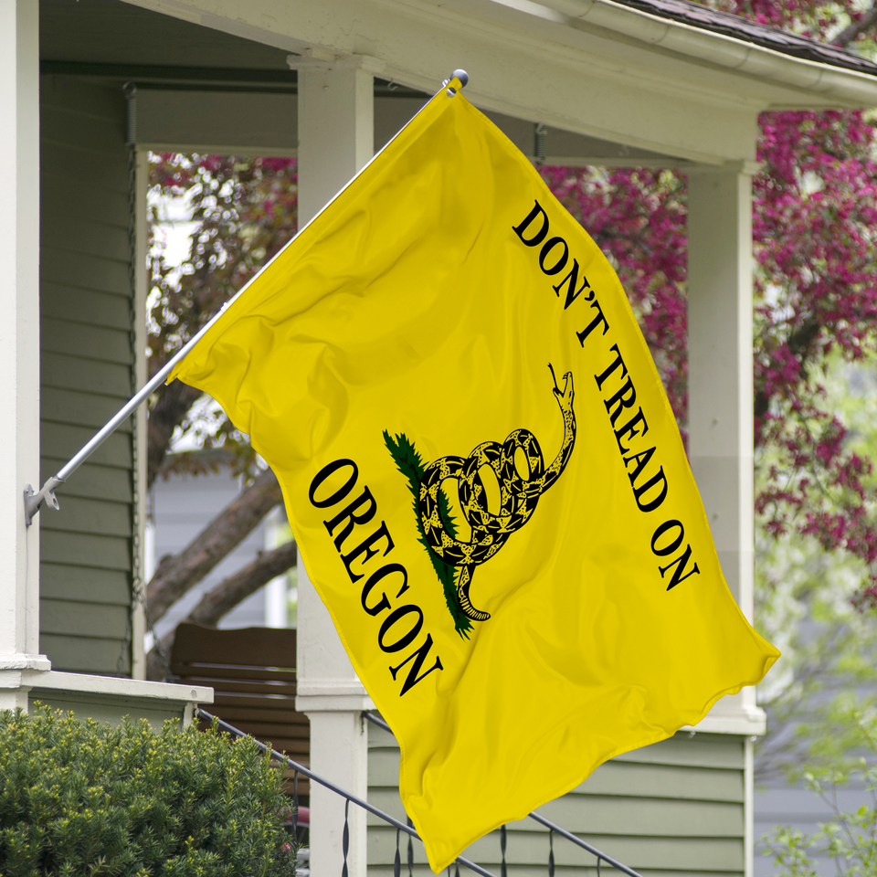 Don't Tread on Oregon 3 x 5 Gadsden Flag - Limited Edition