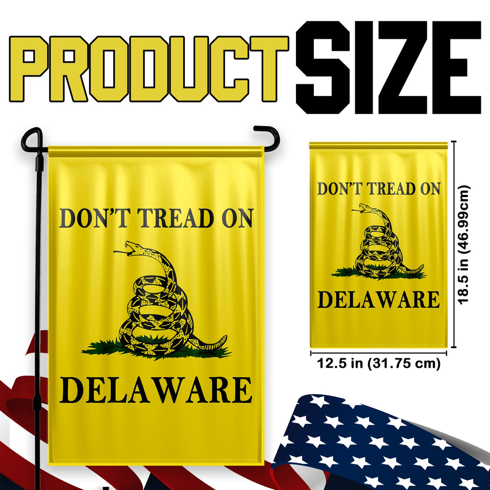 Don't Tread On Delaware Yard Flag- Limited Edition Garden Flag