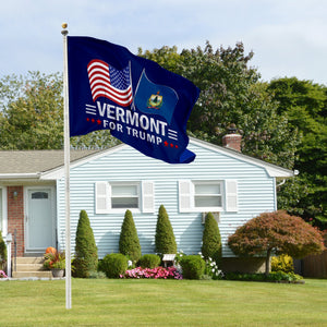 Vermont For Trump 3 x 5 Flag - Limited Edition Dual Flags