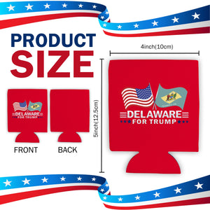 Delaware For Trump Limited Edition Can Cooler 6 Pack