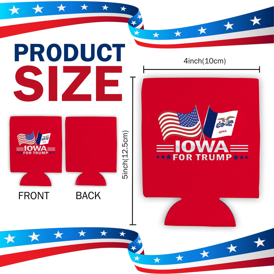 Iowa For Trump Limited Edition Can Cooler 6 Pack