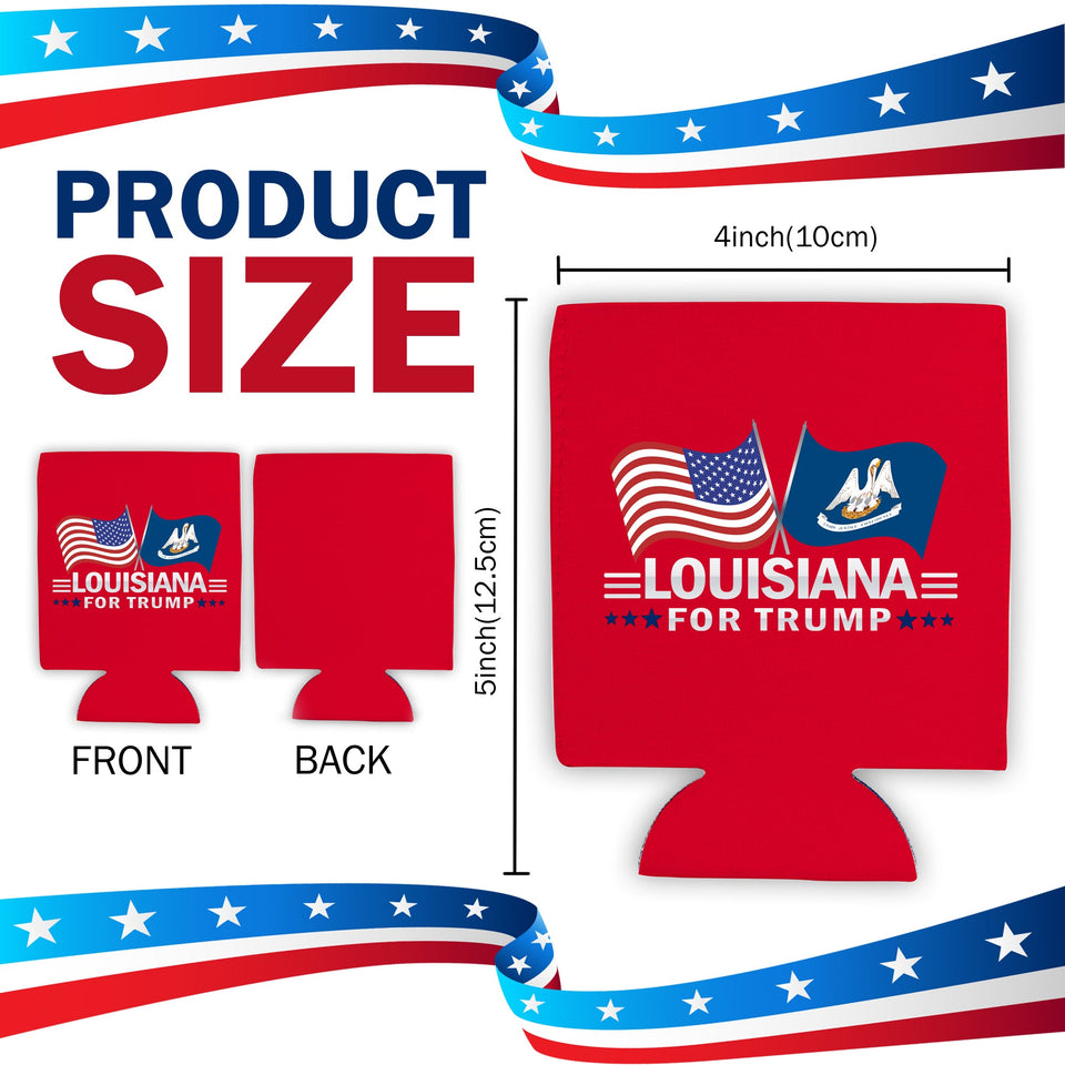 Louisiana For Trump Limited Edition Can Cooler 6 Pack