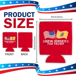 New Jersey For Trump Limited Edition Can Cooler