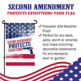 Second Amendment Protects Everything Yard Flag