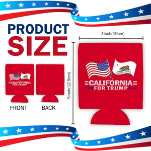 California For Trump Limited Edition Can Cooler 4 Pack