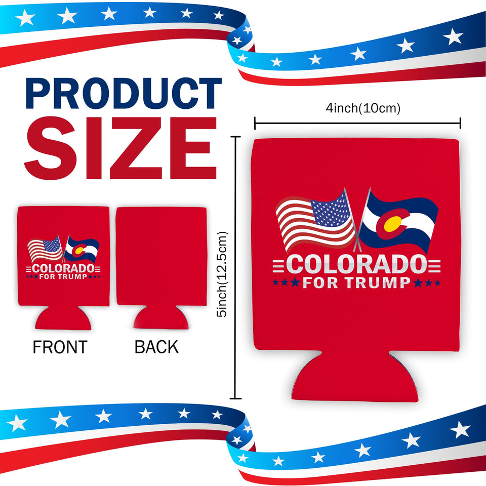 Colorado For Trump Limited Edition Can Cooler  4 Pack