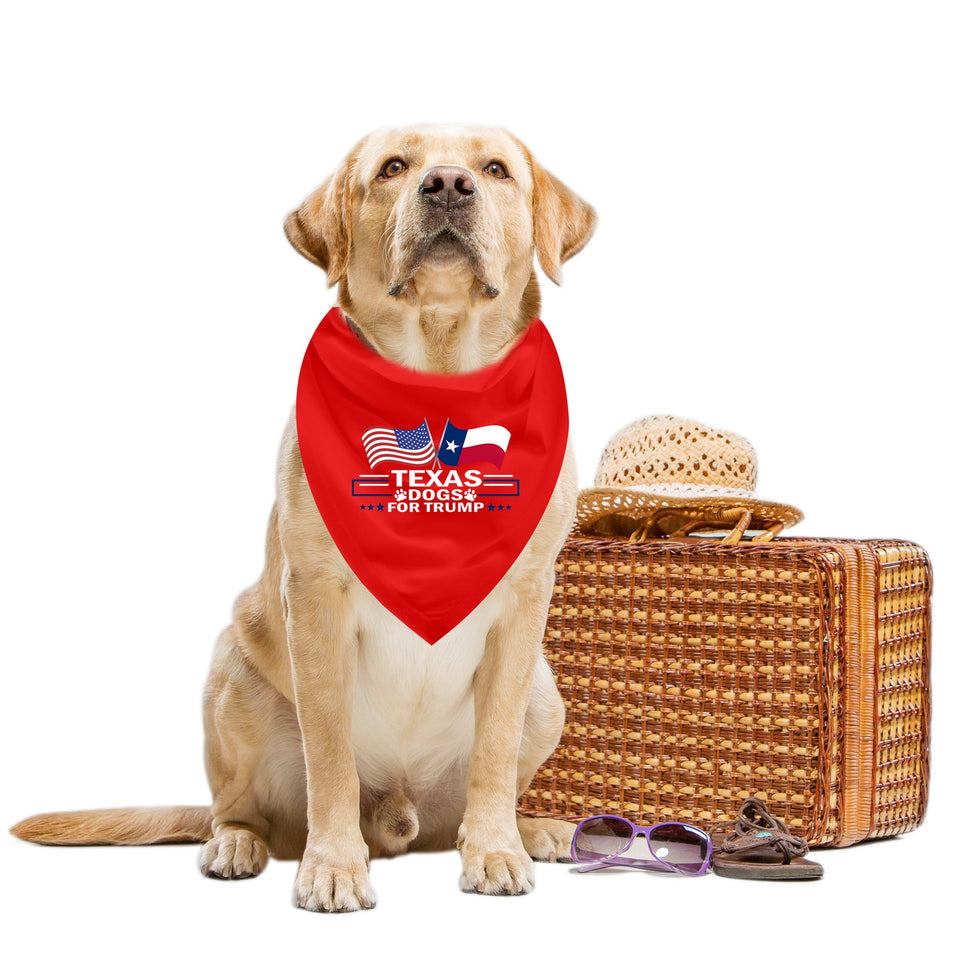 Texas For Trump Dog Bandana Limited Edition