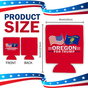 Oregon For Trump Limited Edition Can Cooler 4 Pack