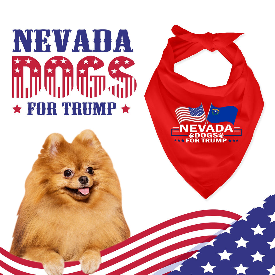 Nevada For Trump Dog Bandana Limited Edition