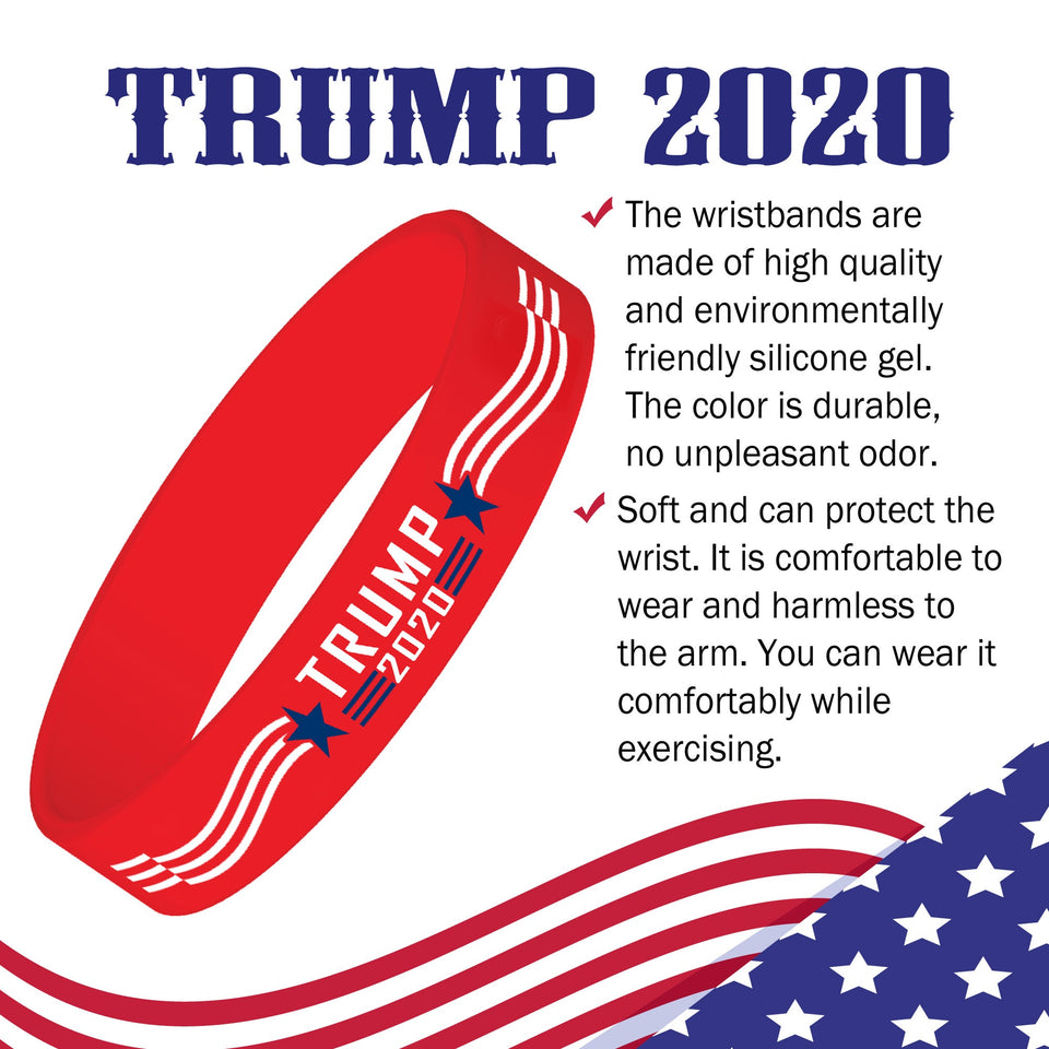 Trump 2020 Silicone Wristbands