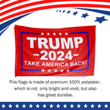 Trump 2024 Take America Back Red Flag