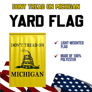 Don't Tread On Michigan Yard Flag- Limited Edition Garden Flag