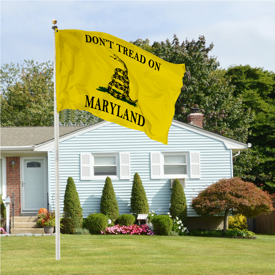 Don't Tread on Maryland 3 x 5 Gadsden Flag - Limited Edition
