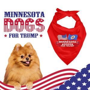 Minnesota For Trump Dog Bandana Limited Edition