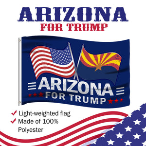 Arizona For Trump 3 x 5 Flag - Limited Edition Dual Flags