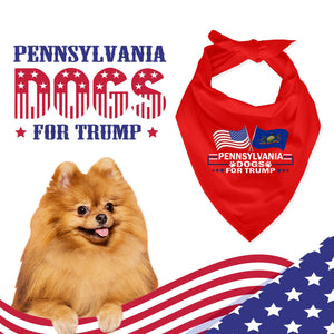 Pennsylvania For Trump Dog Bandana Limited Edition