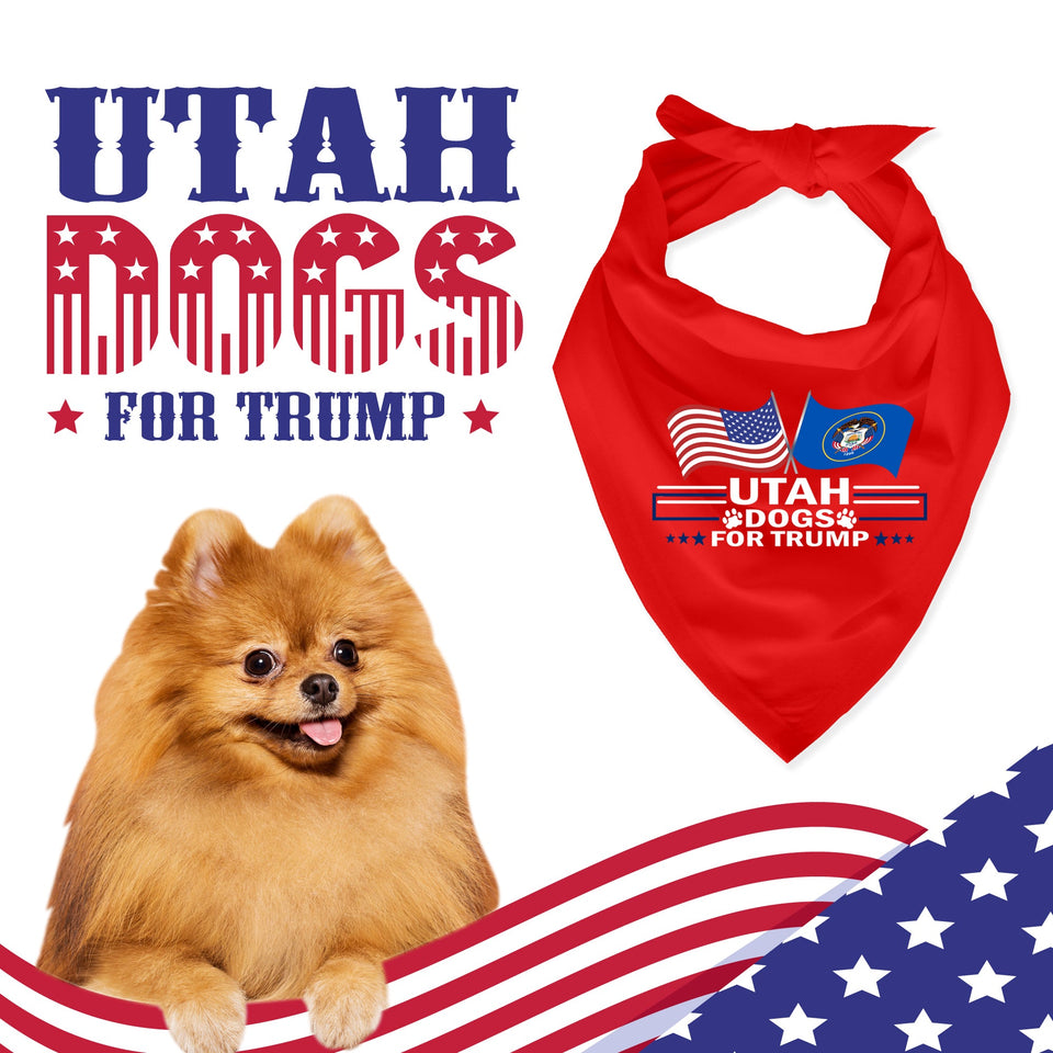 Utah For Trump Dog Bandana Limited Edition