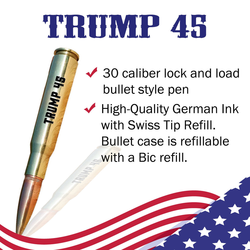 Trump 45 Bullet Style Pen Sale